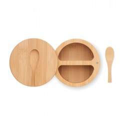 Boîte à sel et poivre bambou S&P 