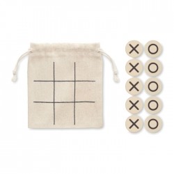 Jeu de morpion en bois Topos 