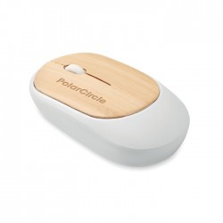 Souris sans fil en bambou Curvy Bam 
