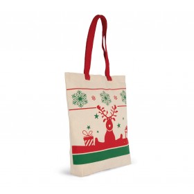 Sac shopping avec motifs de Noël 