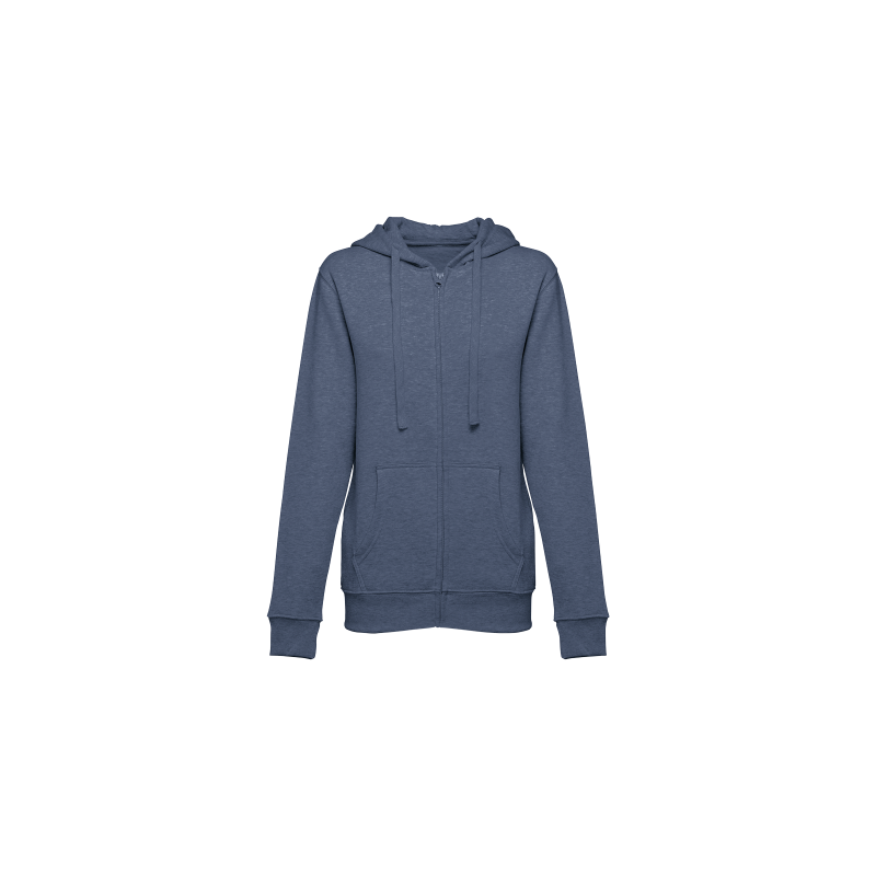 THC AMSTERDAM WOMEN Sweat-shirt pour femme, avec fermeture zippée et capuche 
