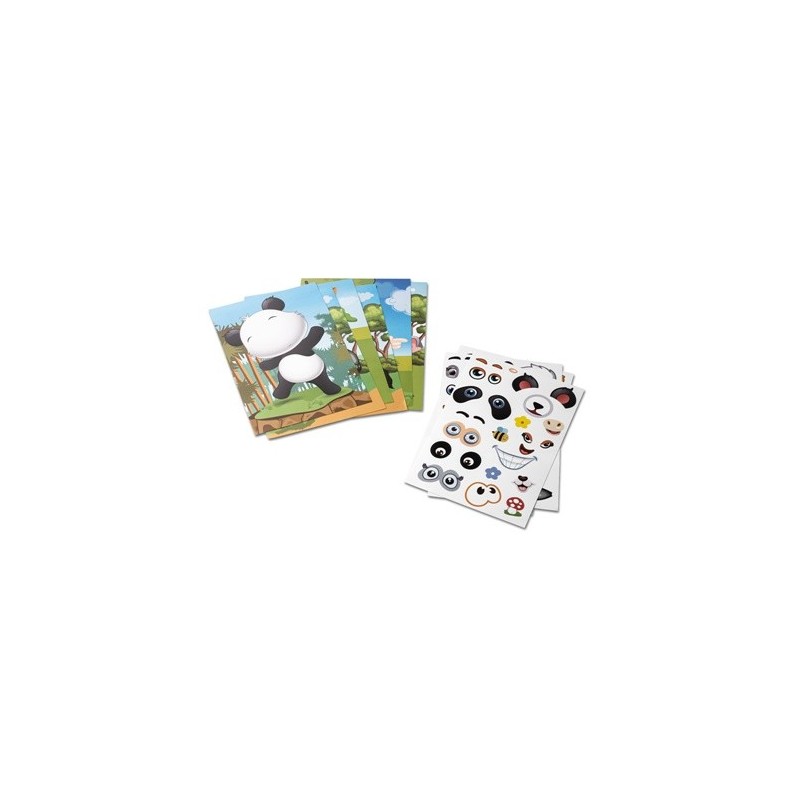 MADAGASCAR Jeu d'autocollants 