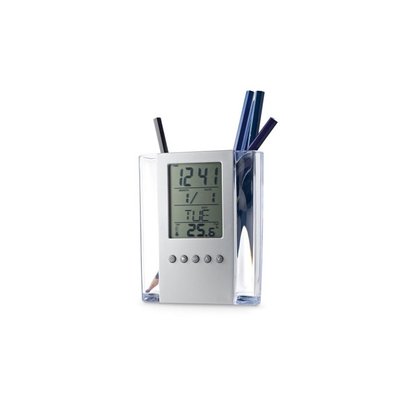 EDEM Stylos à bille avec horloge numérique 