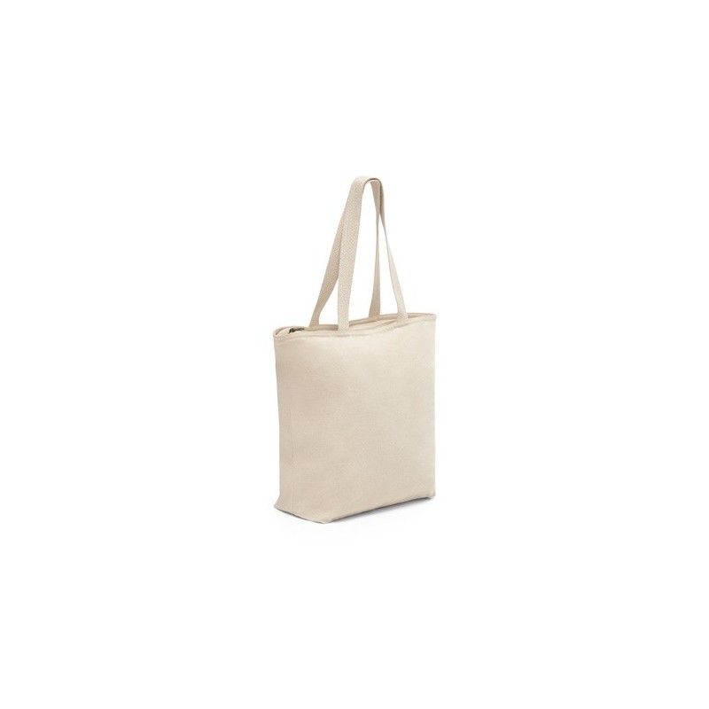 HACKNEY Sac 100% coton avec fermeture éclair 
