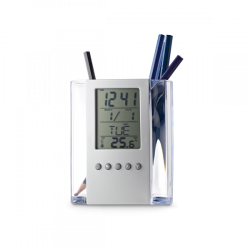 EDEM Stylos à bille avec horloge numérique 