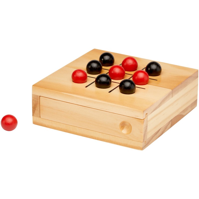 Jeu de morpion Strobus en bois 