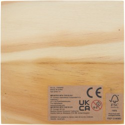 Jeu de morpion Strobus en bois 