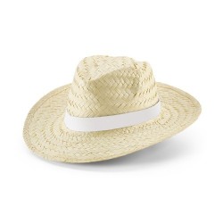  Chapeau de paille naturel EDWARD RIB 