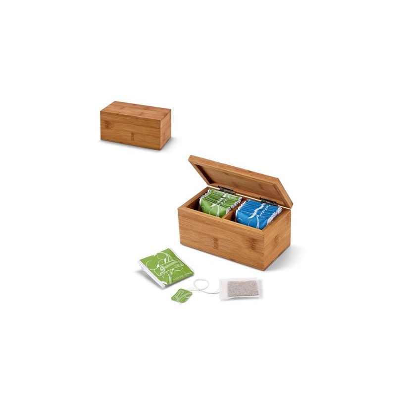 Boîte à thé en bambou BURDOCK personnalisé 
