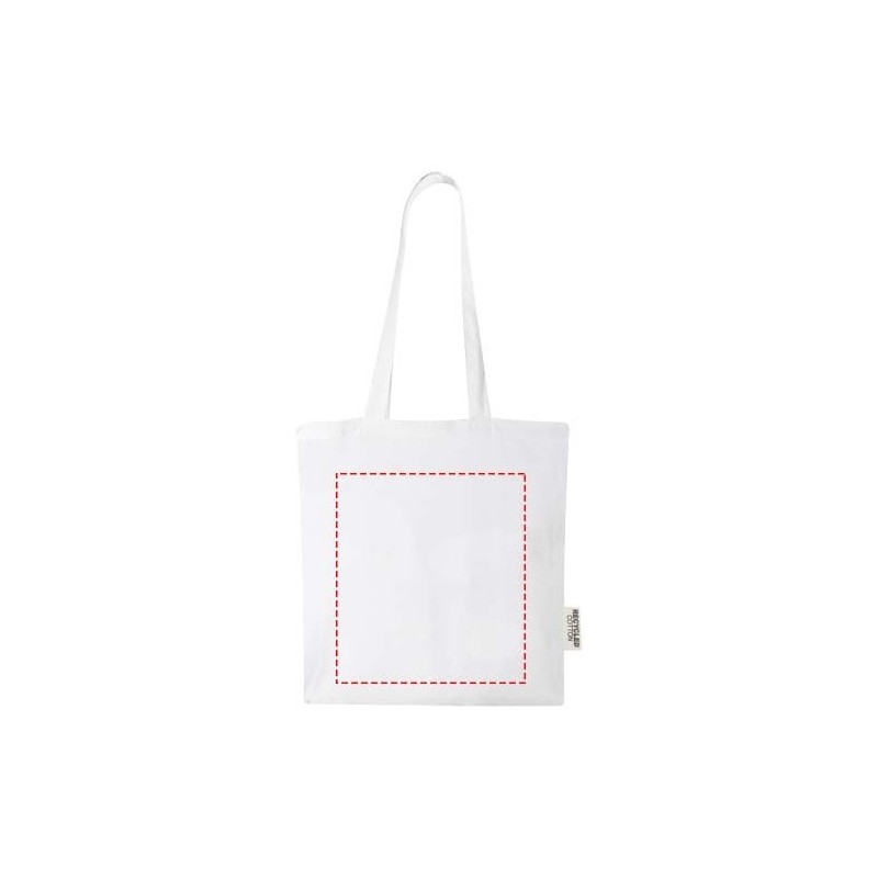 Sac shopping Madras en coton certifié GRS de 140 g/m2 de 7 L 