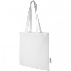 Sac shopping Madras en coton certifié GRS de 140 g/m2 de 7 L 