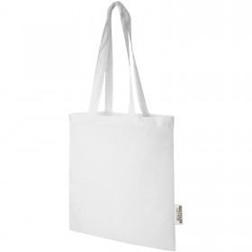 Sac shopping Madras en coton certifié GRS de 140 g/m2 de 7 L 