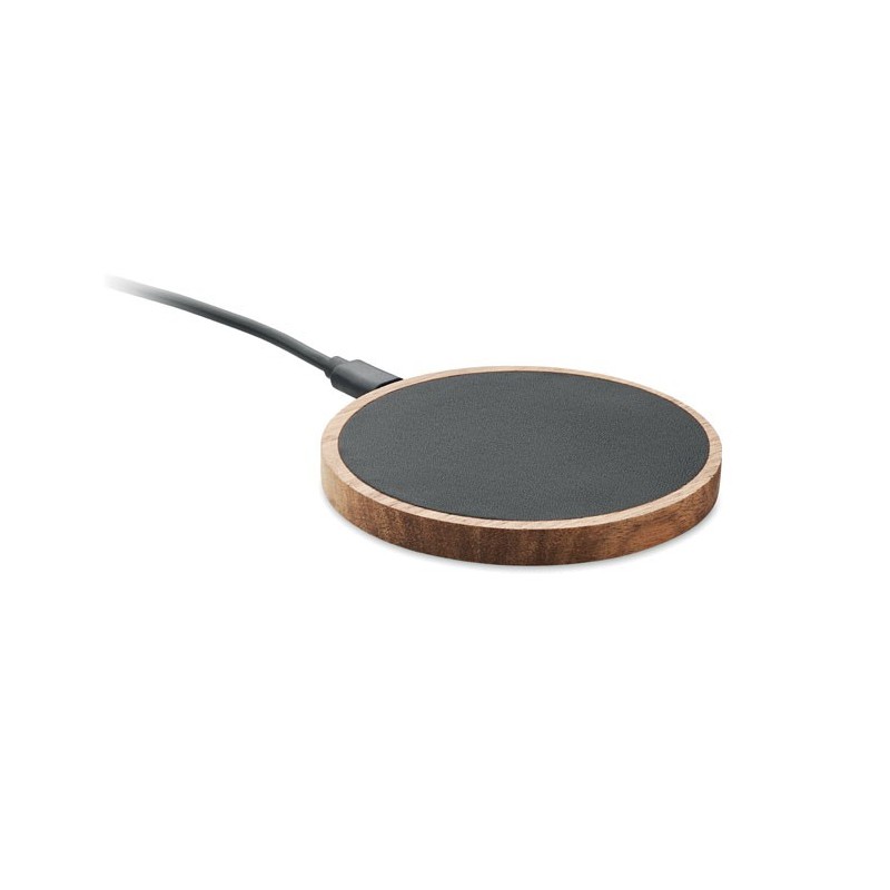 Chargeur sans fil en acacia 15W Acawai 