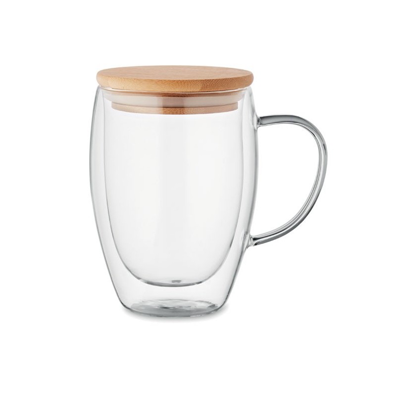 Mug en verre double paroi 350ml Tirol 