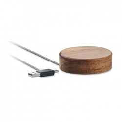 Chargeur sans fil en acacia Acaless 