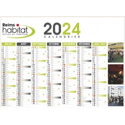 Calendrier Bancaire Personnalisé 2024 