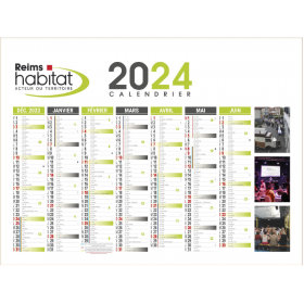 Calendrier Bancaire Personnalisé 2024 