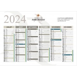 Calendrier Bancaire Personnalisé 2024 