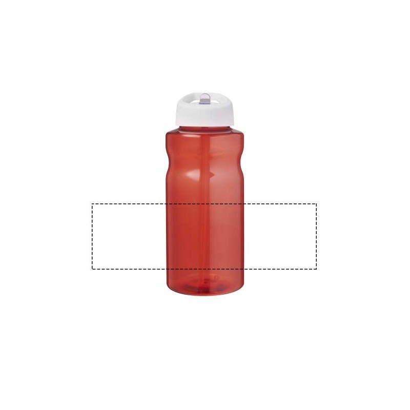 Bouteille de sport H2O Active® Eco Big Base de 1 litre avec couvercle à bec verseur 