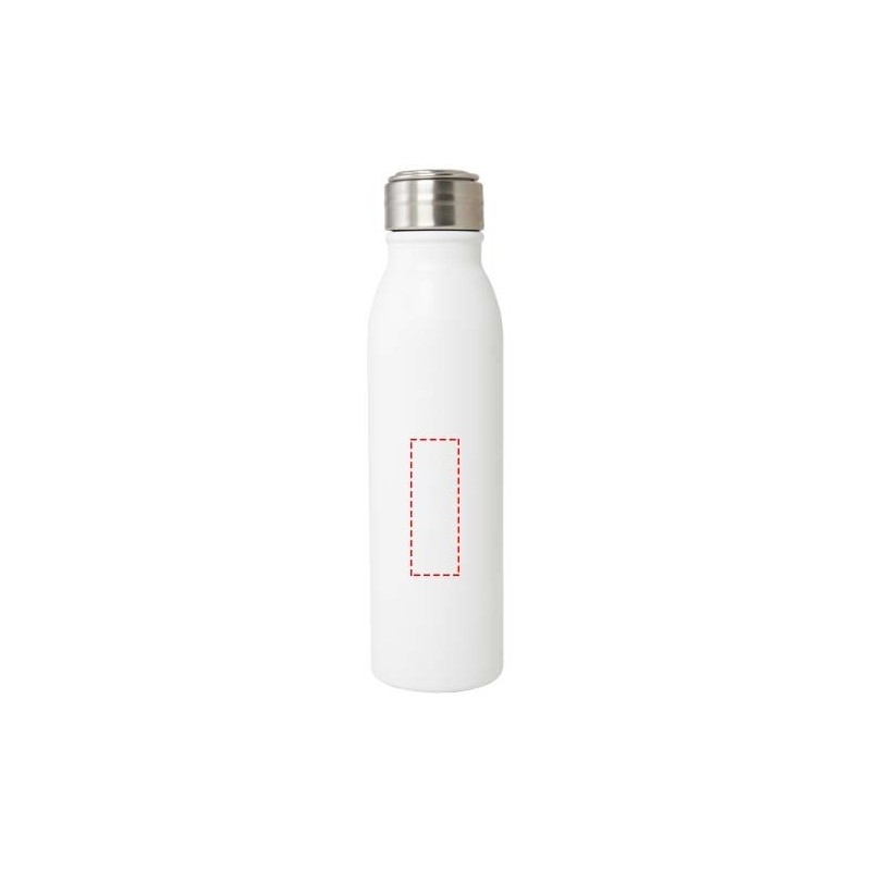 Bouteille d'eau Harper de 700 ml en acier inoxydable certifié RCS avec boucle métallique 