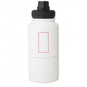 Bouteille de sport Dupeca de 840 ml avec isolation en acier inoxydable certifiée RCS 