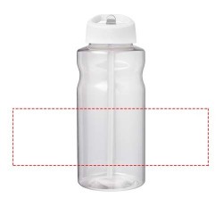 Bouteille de sport H2O Active® Big Base de 1 litre avec couvercle à bec verseur 