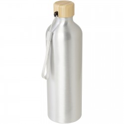 Bouteille d'eau Malpeza de 770 ml en aluminium recyclé certifié RCS 