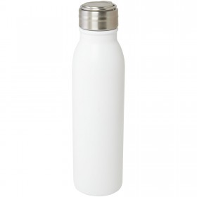 Bouteille d'eau Harper de 700 ml en acier inoxydable certifié RCS avec boucle métallique 
