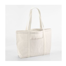 Bagagerie Striped Organic Cotton Shopper 