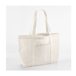 Bagagerie Striped Organic Cotton Shopper 