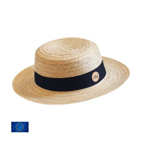 Canotier paille bl VENICE 