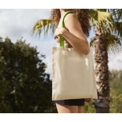 Sac shopping aux anses contrastées 