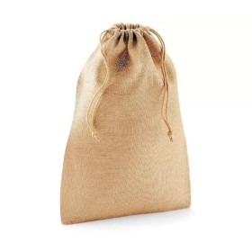 Sac à cordon en jute