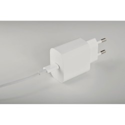 Chargeur USB 20W 2 ports, prise Plugme 