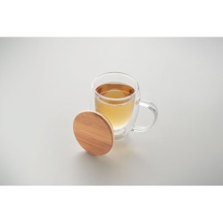 Mug en verre double paroi 300ml Tirol 