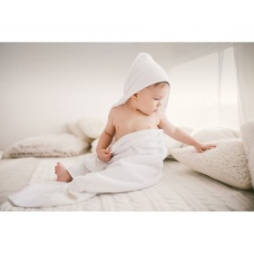 Cape de bain en coton Hugme 