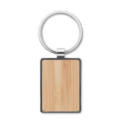 Porte-clés rectangle en bambou Bendigo 