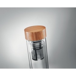 Gourde double paroi verre 400ml Batumi Glass 