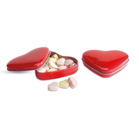 Boîte coeur avec bonbons Lovemint 
