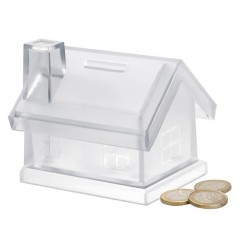 Tirelire maison plastique Mybank 