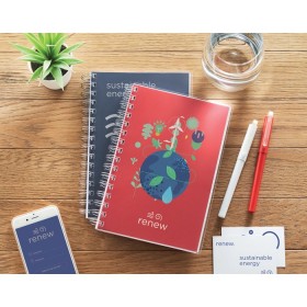 Carnet A5 à spirales en RPET Anotate 