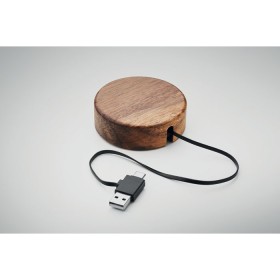 Chargeur sans fil en acacia Acaless 