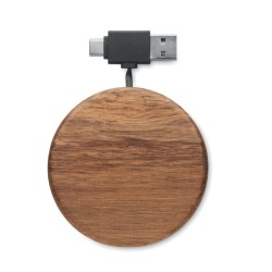Chargeur sans fil en acacia Acaless 