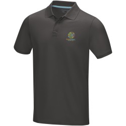 Polo Graphite bio GOTS manches courtes homme 