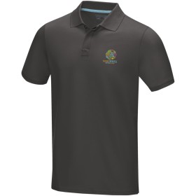 Polo Graphite bio GOTS manches courtes homme 