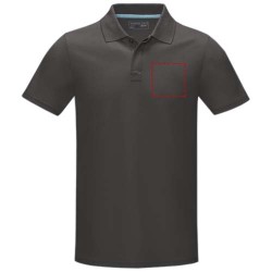 Polo Graphite bio GOTS manches courtes homme 