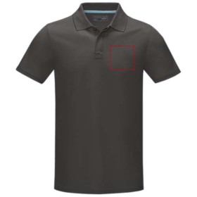 Polo Graphite bio GOTS manches courtes homme 