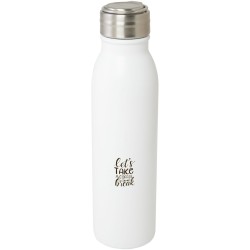 Bouteille d'eau Harper de 700 ml en acier inoxydable certifié RCS avec boucle métallique 