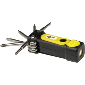 Jeu de tournevis Octo 8-en-1 RCS en plastique recyclé avec torche 