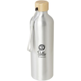 Bouteille d'eau Malpeza de 770 ml en aluminium recyclé certifié RCS 